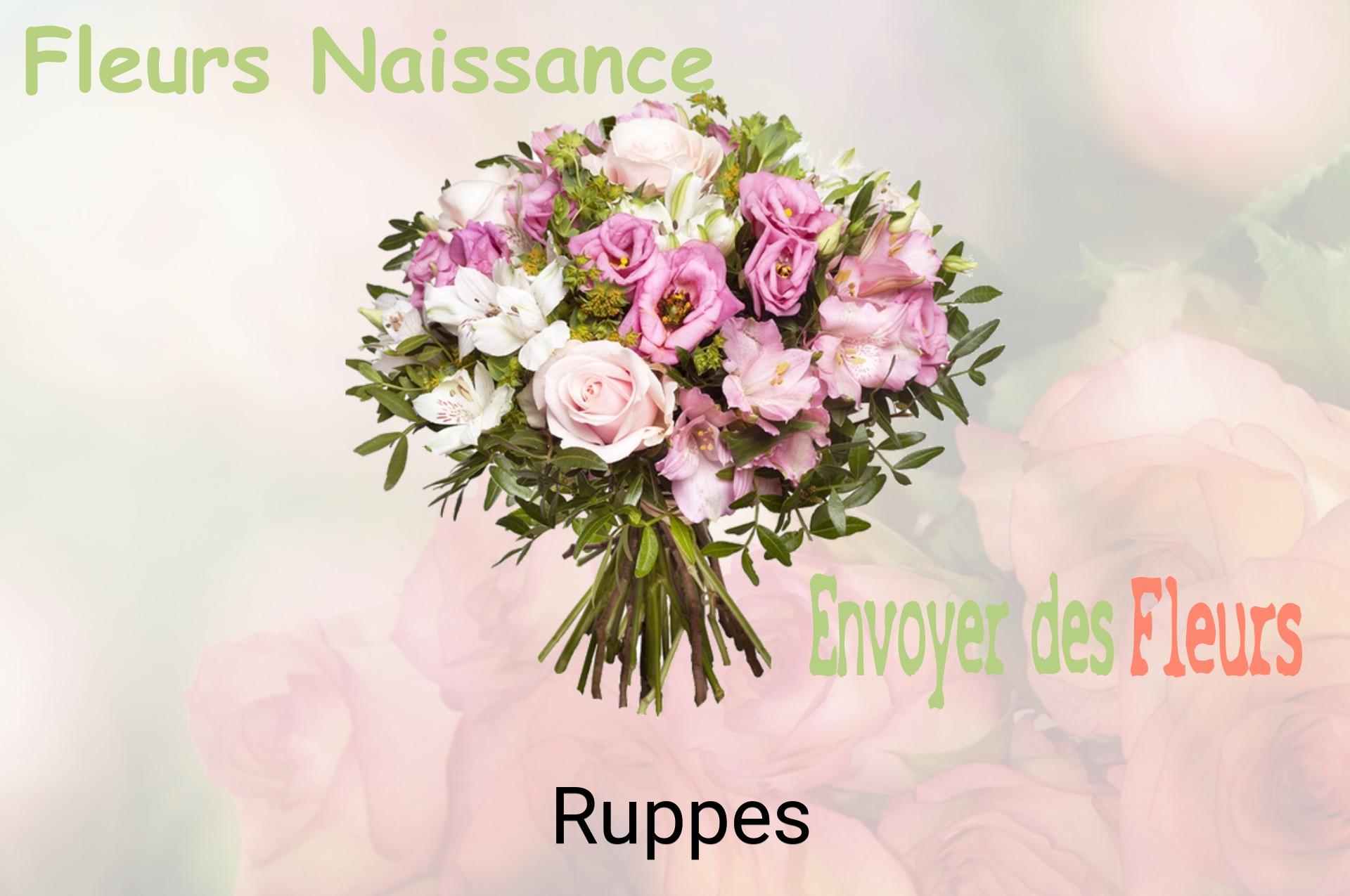 Bouquet de fleurs de naissance livré à Ruppes